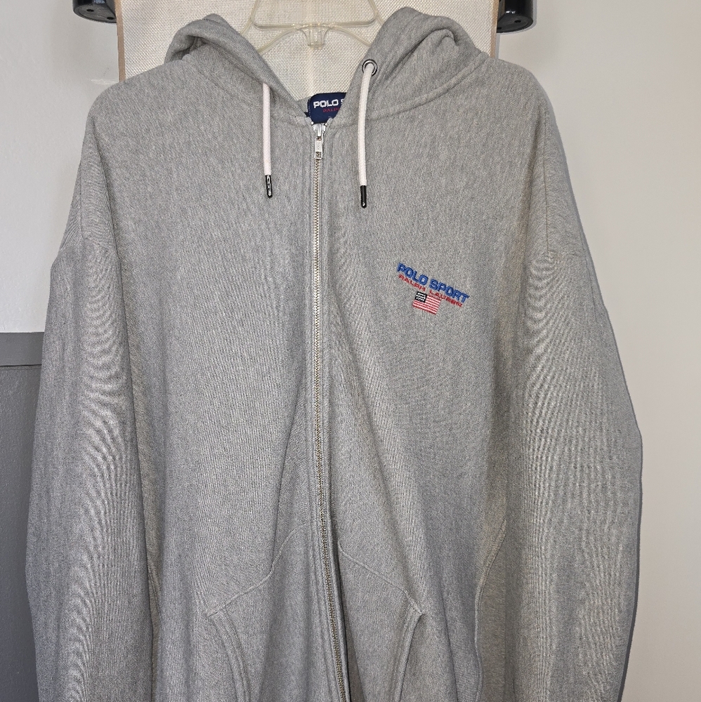 Ralph Lauren Polo Sport Heather Gray Hoodie